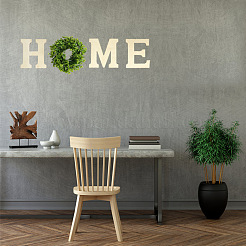 Découpes vierges en bois non finies lettre&nbsp;DIY-ZX040-01H