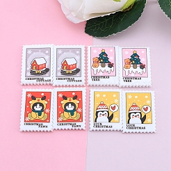 Weihnachtsstempel-Harz-Cabochons&nbsp;XMAS-PW0001-220