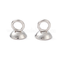 201 ganci per ciondolo con tappo a perlina in acciaio inossidabile&nbsp;X-STAS-G224-24P-04