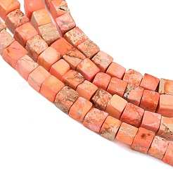 Brins de perles de jaspe impérial naturel&nbsp;GG-CBA6BAC-G04-03