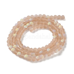 Chapelets de perles en verre imitation jade&nbsp;EGLA-A034-T3mm-MB20