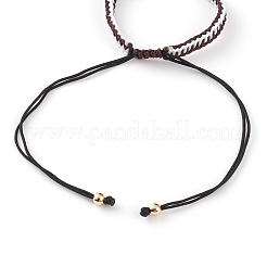 Fabricación de pulsera trenzada de hilo de nailon ajustable&nbsp;AJEW-JB00857-02