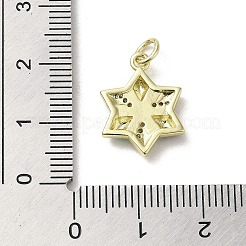Colgante micropavé cubic zirconia de latón&nbsp;KK-E092-17G-03