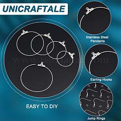 DIY-Set zur Herstellung kreisförmiger Tropfenohrringe&nbsp;DIY-UN0004-10