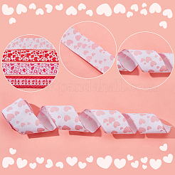 4 Rolle 4 Stile Valentinstag Polyesterband&nbsp;OCOR-WR0001-85