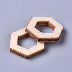 Verbindungsringe aus Pappelholz&nbsp;WOOD-D021-06A