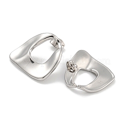 Orecchini a bottone in acciaio inossidabile 304 con pepite per donna&nbsp;EJEW-U022-05P