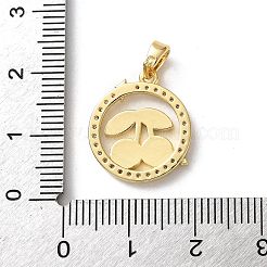 Ottone micro spianare pendenti zirconi&nbsp;LS-KK-P320-09B-G