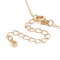 Collane con perle naturali e conchiglie a cuore con perline&nbsp;NJEW-JN03898-01