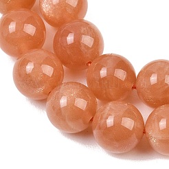 Natürliche sunstone Perlen Stränge&nbsp;G-G342-A04-10.5mm