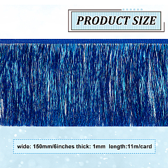 Finitions à franges en polyester&nbsp;OCOR-WH0086-09B