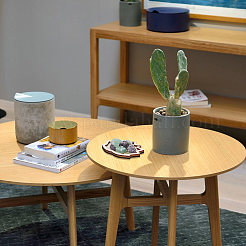 Plateau de présentation d'ornement en cristal en bois&nbsp;AJEW-WH0324-31B