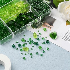 Kits de fabricación de joyas de la serie verde de diy&nbsp;DIY-YW0002-94E