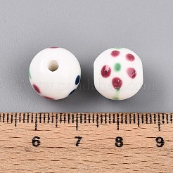 Perles en porcelaine manuelles&nbsp;PORC-N009-05A