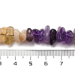 Natürliche Citrin- und Amethystperlenstränge&nbsp;G-L610-A06-A01