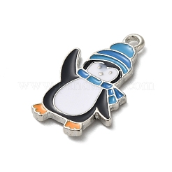 Pendentifs en alliage émaillé sur le thème de l'hiver&nbsp;ENAM-M002-04D-P