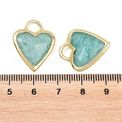Pendenti sfaccettati in amazzonite naturale&nbsp;G-Z154-01G-03
