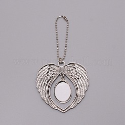 Legierung Anhänger Dekoration Cabochon Einstellungen&nbsp;AJEW-WH0251-45