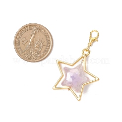 Décorations pendentifs étoiles en acrylique&nbsp;HJEW-JM03395