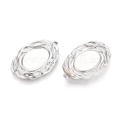 Cabochon-Fassungen für Anhänger aus Edelstahl 304&nbsp;STAS-T067-21P