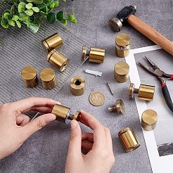 Abstandsstifte aus Edelstahl 304 für Glas&nbsp;FIND-WH0112-97G