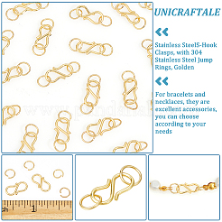 50 pz. fermagli a S in acciaio inossidabile 304&nbsp;FIND-UN00007