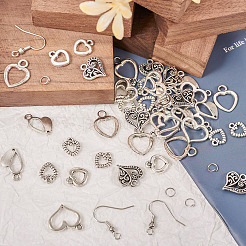 DIY-Herstellungsset für Herzohrringe&nbsp;DIY-TA0005-40