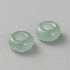 Natürliche grüne Aventurin European Beads&nbsp;G-WH0025-38C