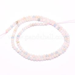 Fili di perline morganite naturale&nbsp;G-F509-08-4mm