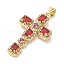 Pendentifs avec zircon cubiques à micro-pavés en laiton&nbsp;KK-CBA56EF-32G