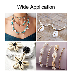 Cuentas de concha de cowrie natural&nbsp;BSHE-TA0001-01