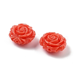 Perle intagliate in corallo sintetico&nbsp;CORA-U003-01B-04