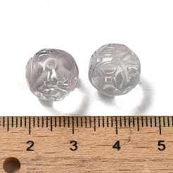 Perles en verre transparentes&nbsp;GLAA-D025-03K