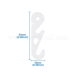 Cordino regolabile in plastica con gancio per cuffia&nbsp;AJEW-TA0017-04