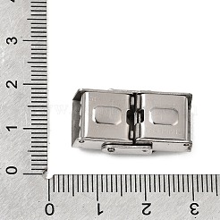 Anlaufgeschützte Uhrenarmbandverschlüsse aus Edelstahl 201&nbsp;STAS-P221-22B-P-01