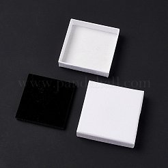 Papier mit schwammmatten Halskettenboxen&nbsp;LS-X-OBOX-G018-01A-03