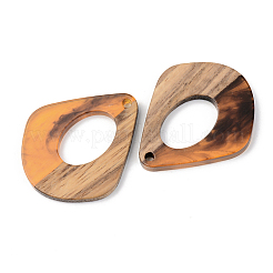 Pendentifs en bois de résine et de noyer&nbsp;RESI-S389-016A-A01