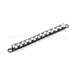 Connettori di collegamento in ottone cubico tondo trasparente in ottone&nbsp;ZIRC-G170-23B