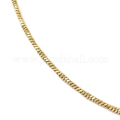 Collar de cadena de serpiente redonda de acero inoxidable 304 con revestimiento iónico (IP) para hombres y mujeres.&nbsp;X-NJEW-M200-11G