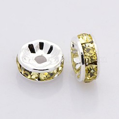 Perline distanziatori strass in ottone&nbsp;RB-A014-Z12mm-13S-NF