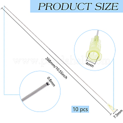 10 ago erogatore a punta smussata in acciaio inossidabile 304 con luer lock in PP&nbsp;FIND-BC0005-11