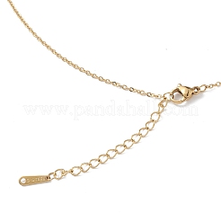Collier pendentif zircon cubique coloré&nbsp;NJEW-F307-02C