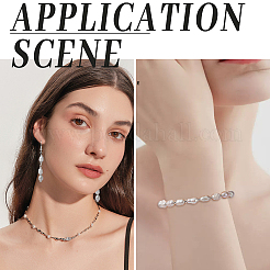 50 pieza de perlas con agujeros grandes&nbsp;PEAR-LT0001-09B