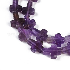 Natürlichen Amethyst Perlen Stränge&nbsp;G-I369-A23-02