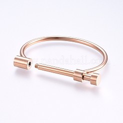 Bracelets en acier inoxydable 304 avec placage ionique (IP)&nbsp;LS-BJEW-P222-14RG