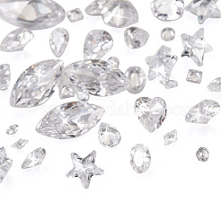 7 cabochon en zircone cubique de style&nbsp;ZIRC-CD0001-07