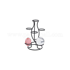 Présentoirs pour œufs de Pâques en fer à 7 fente&nbsp;ODIS-WH0058-21B-EB