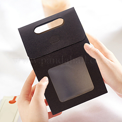 Coffrets cadeaux de rangement en papier rectangulaire avec fenêtre transparente&nbsp;CON-WH0095-60