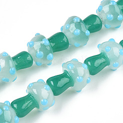 Handgemachte Murano Glas Perlen Stränge&nbsp;X-LAMP-N024-09F