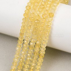 Fili di perline di giada naturale tinta malesia giada&nbsp;G-E316-2x4mm-47